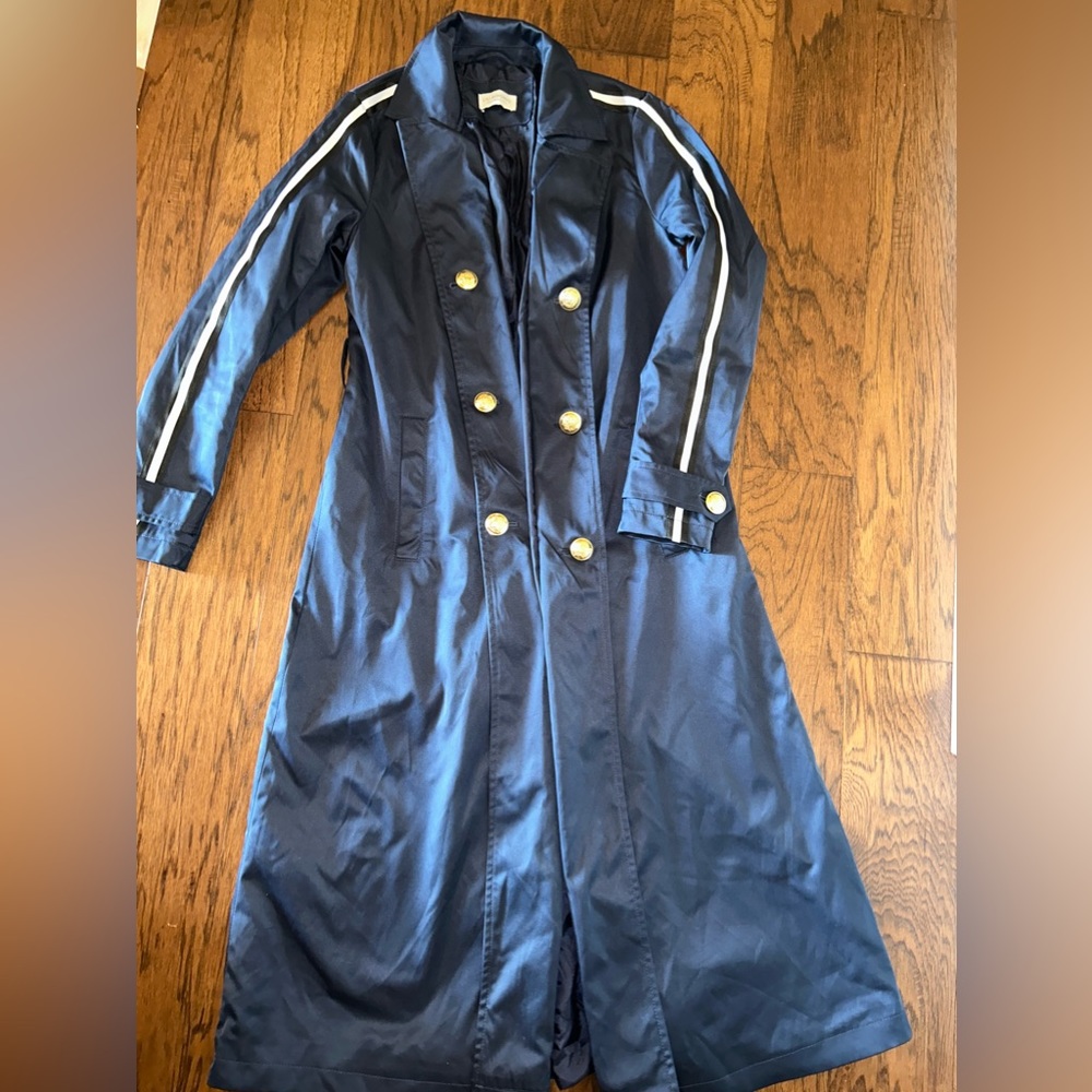Navy trench - Picture 2 of 4